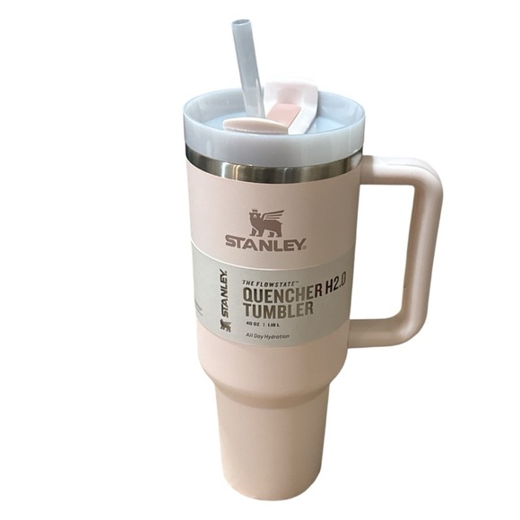 NWT - Stanley The Quencher H2.0 FlowState Tumbler 40oz - Rose Quartz - Picture 3 of 3